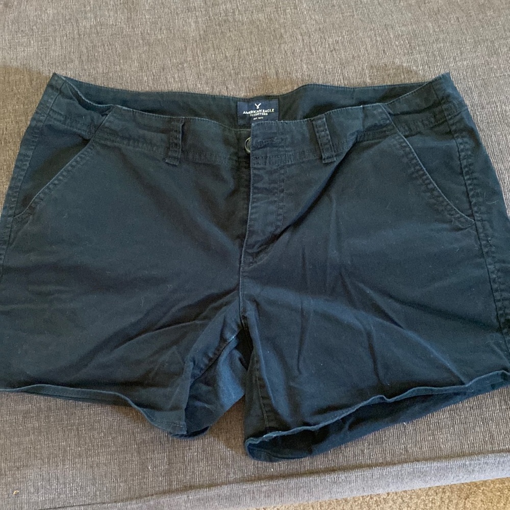 American Eagle black shorts size 24